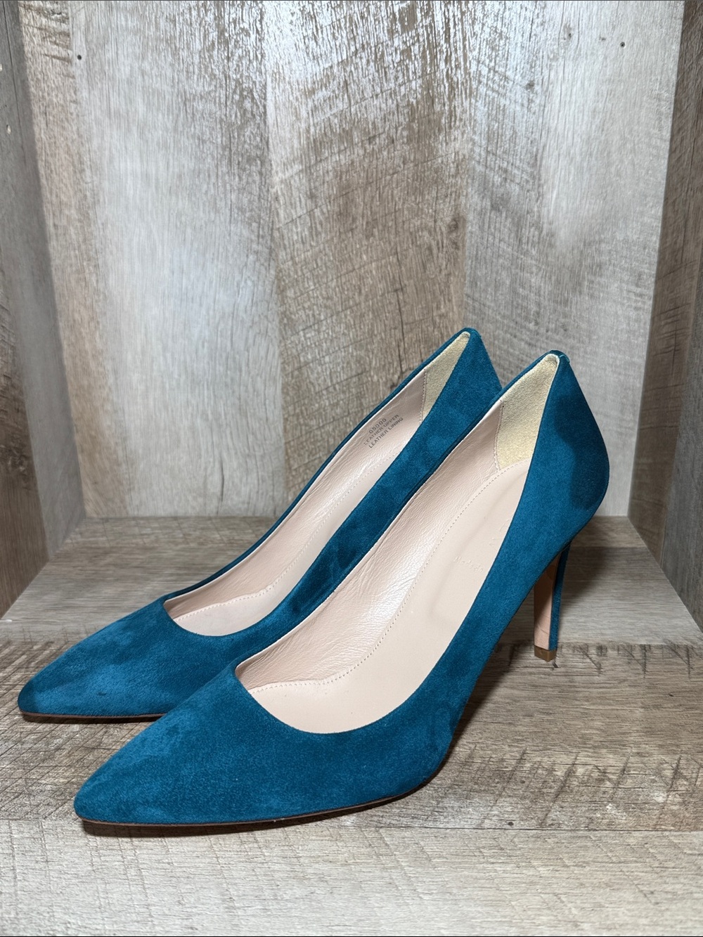 J. Crew Everly Suede Pumps Heels in Matisse Blue